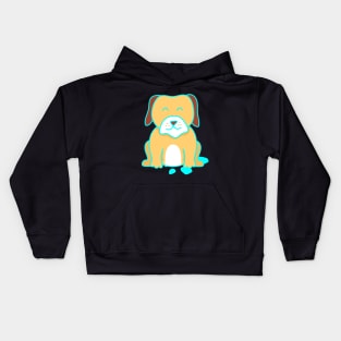 Sitting Dog Kids Hoodie